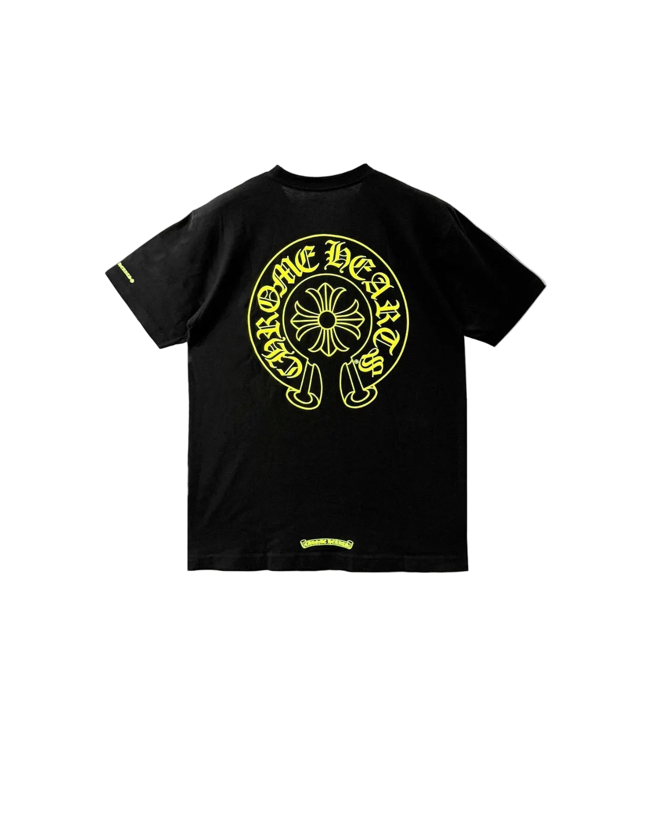 CHROME HEARTS NEON HORSESHOE LOGO T-SHIRT (BLACK)