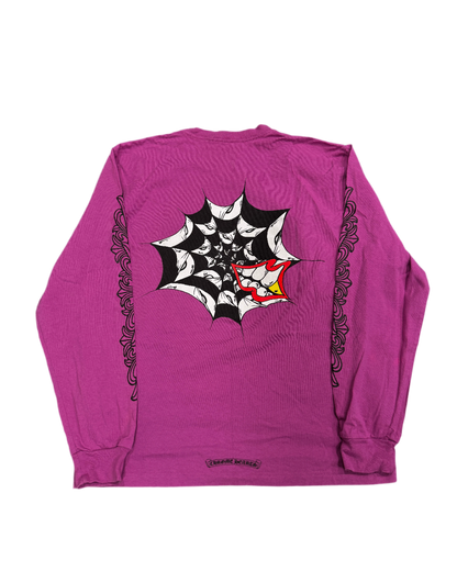 (U) CHROME HEARTS MATTY BOY WEB LONG SLEEVE SHIRT