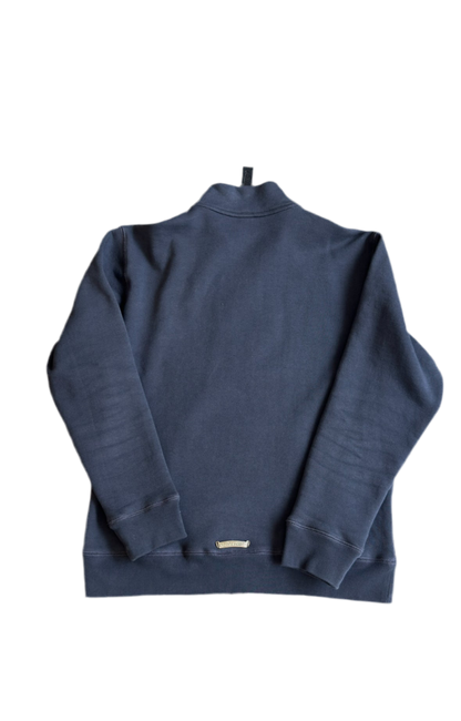 (U) CHROME HEARTS PAPERJAM QUARTER ZIP (NAVY/RED)