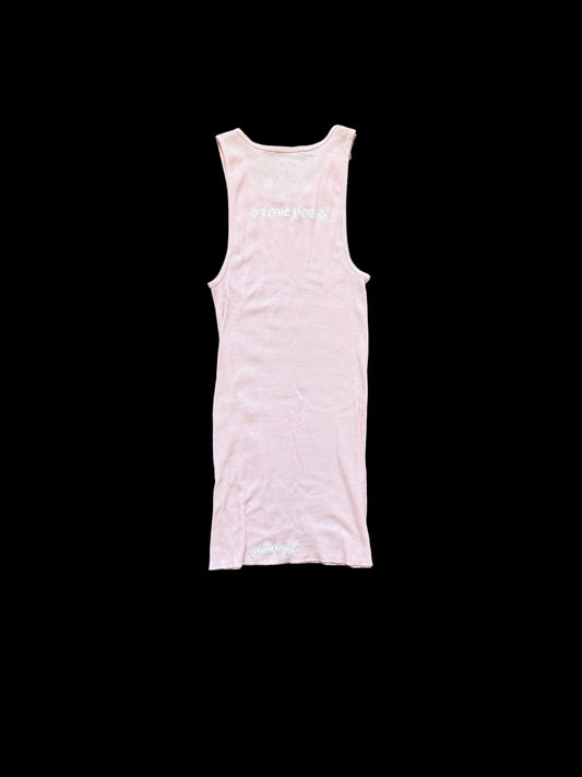 CHROME HEARTS LOVE YOU TANK TOP PINK