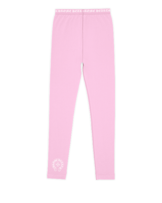 CHROME HEARTS WOMENS PINK LEGGINGS