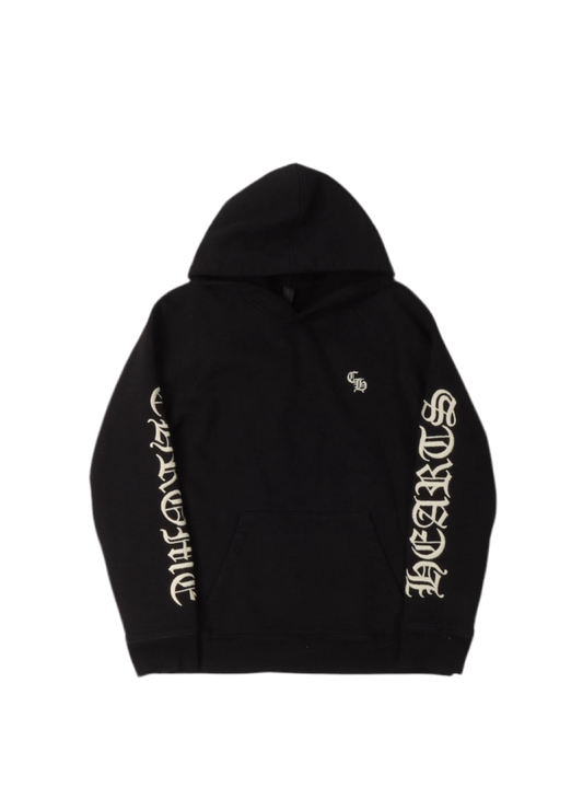 CHROME HEARTS EMBROIDERED SLO-RIDE HOODIE BLACK