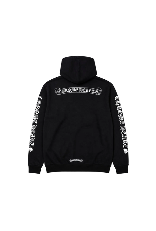 CHROME HEARTS SCROLL PULLOVER HOODIE
