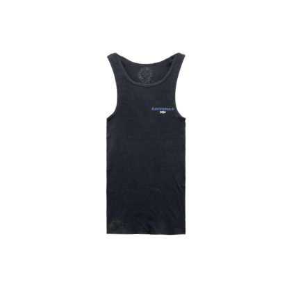 CHROME HEARTS ROLLING STONES TANK DRESS (BLACK/BLUE)