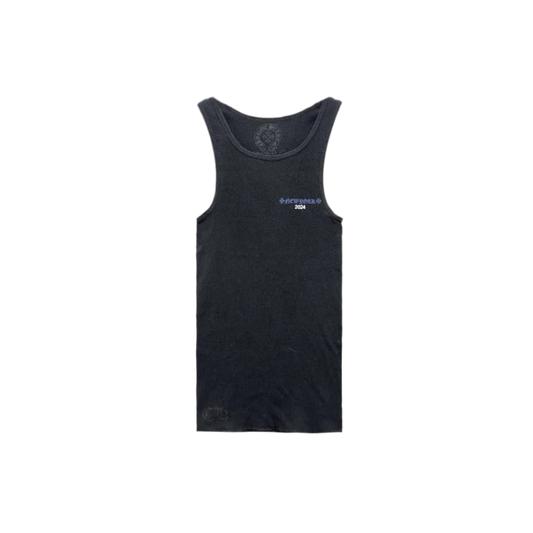CHROME HEARTS ROLLING STONES TANK DRESS (BLACK/BLUE)