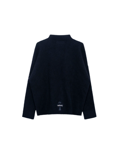 CHROME HEARTS PIMA-PONY CROSS PATCH CREWNECK