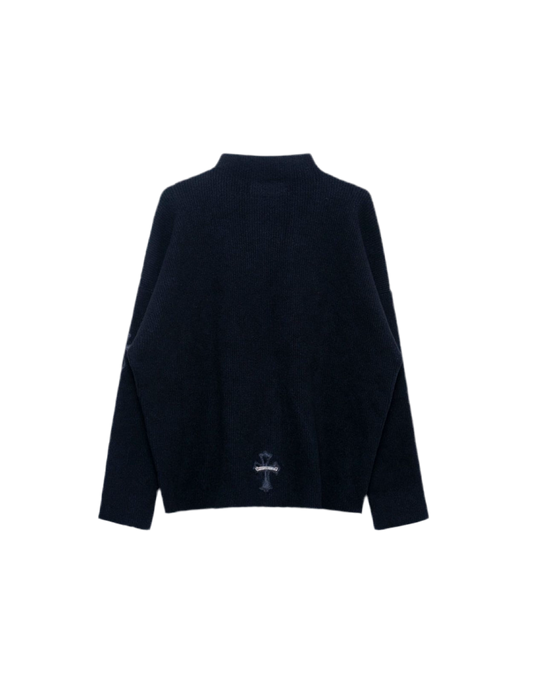 CHROME HEARTS PIMA-PONY CROSS PATCH CREWNECK