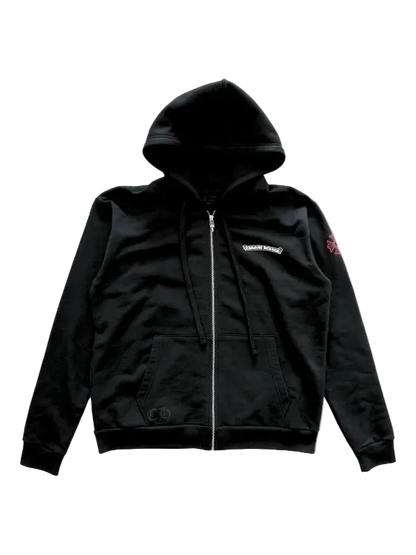 CHROME HEARTS NYC EXCLUSIVE SCROLL ZIP UP HOODIE