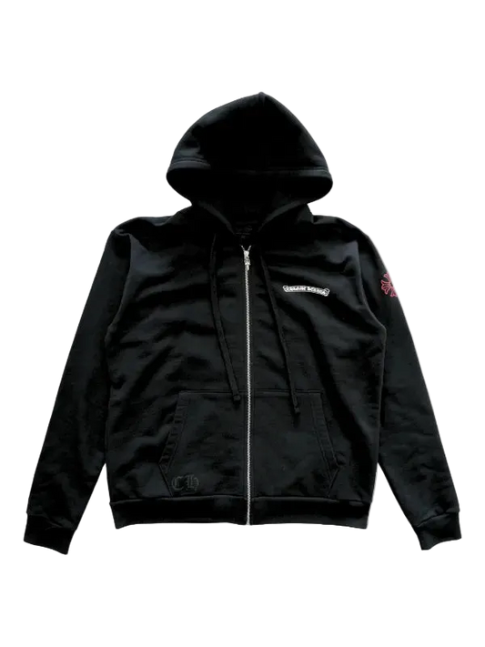 CHROME HEARTS NYC EXCLUSIVE SCROLL ZIP UP HOODIE