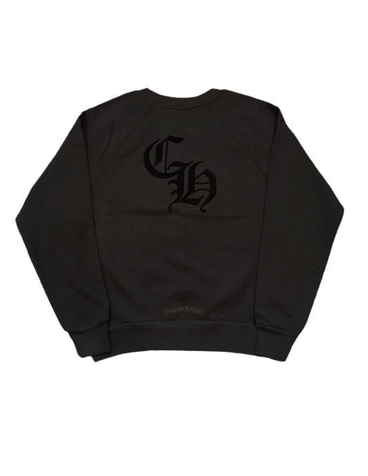 CHROME HEARTS ‘BLIND SPOT’ CEMETERY CREWNECK BLACK