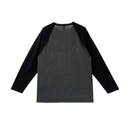 CHROME HEARTS SILK LEATHER PATCH BASEBALL SHIRT