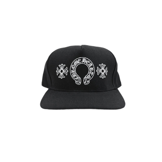 CHROME HEARTS HORSESHOE DENIM BASEBALL HAT