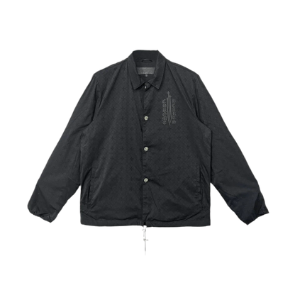 CHROME HEARTS NYLON MONOGRAM EYECHART BOMBER JACKET