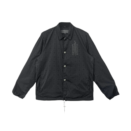 CHROME HEARTS NYLON MONOGRAM EYECHART BOMBER JACKET