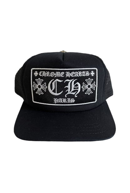 CHROME HEARTS PARIS TRUCKER HAT