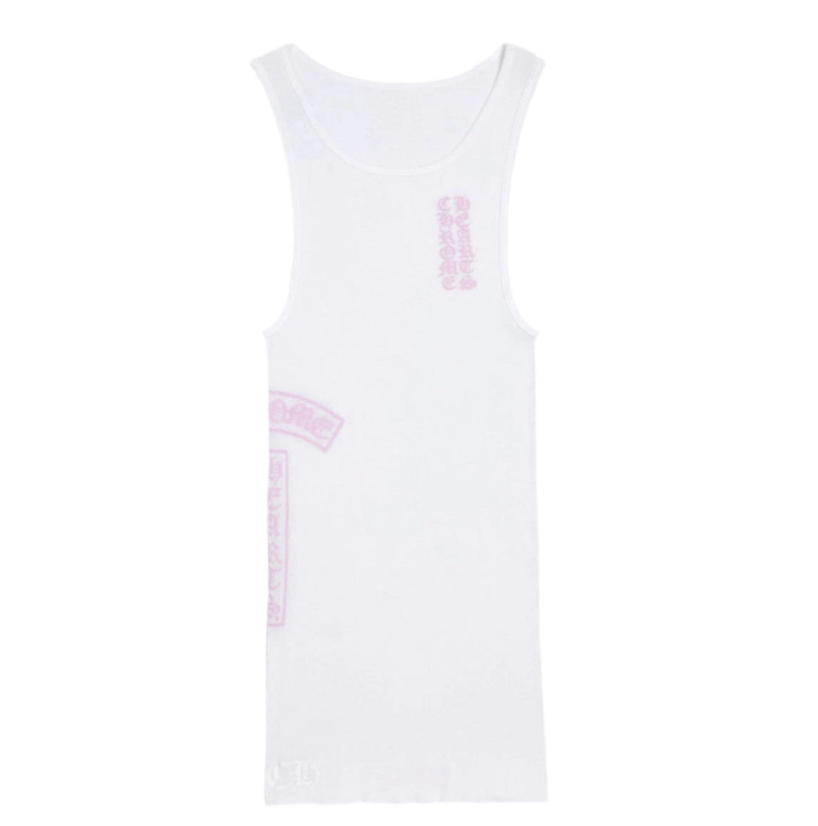 CHROME HEARTS VERTICAL LOGO T-BAR TANK TOP