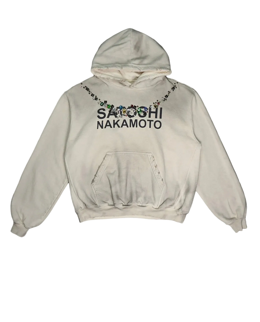 SATOSHI NAKAMOTO NECKLACE HOODIE