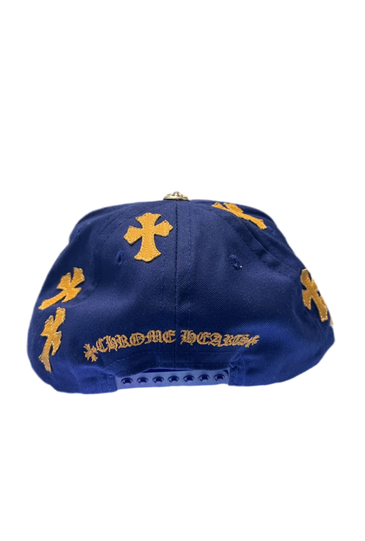 CHROME HEARTS CH BASEBALL PATCH HAT (GREEN/PURPLE)