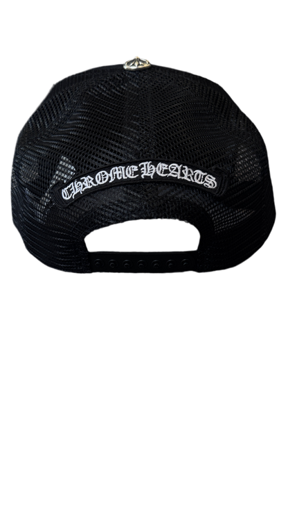 CHROME HEARTS CEMETERY TRUCKER HAT (BLACK/CAMO)
