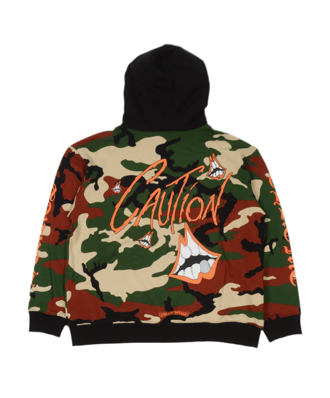 CHROME HEARTS MATTY BOY CAUTION HOODIE