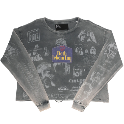 PALY HOLLYWOOD BETHLEHEM INN VINTAGE LONG SLEEVE T-SHIRT