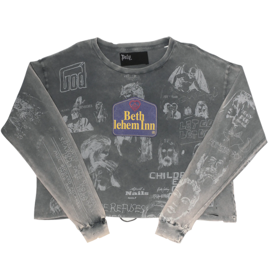 PALY HOLLYWOOD BETHLEHEM INN VINTAGE LONG SLEEVE T-SHIRT