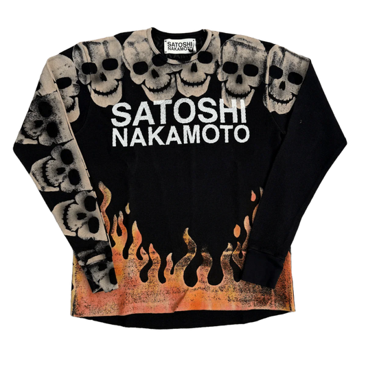 SATOSHI NAKAMOTO LOST BOYS THERMAL LONG SLEEVE