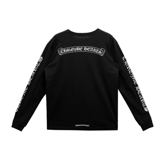 CHROME HEARTS SCROLL LONG SLEEVE T-SHIRT