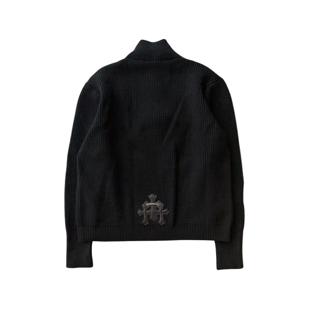 CHROME HEARTS CASHMERE CEMETERY QUARTERZIP