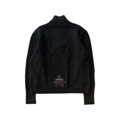CHROME HEARTS CASHMERE CEMETERY QUARTERZIP