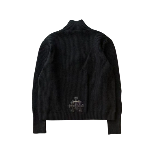 CHROME HEARTS CASHMERE CEMETERY QUARTERZIP