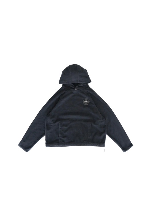 CHROME HEARTS PLUS PATCH POLAR FLEECE HOODIE