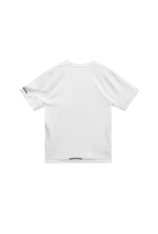 CHROME HEARTS NECK LOGO T-SHIRT (BLACK/WHITE)