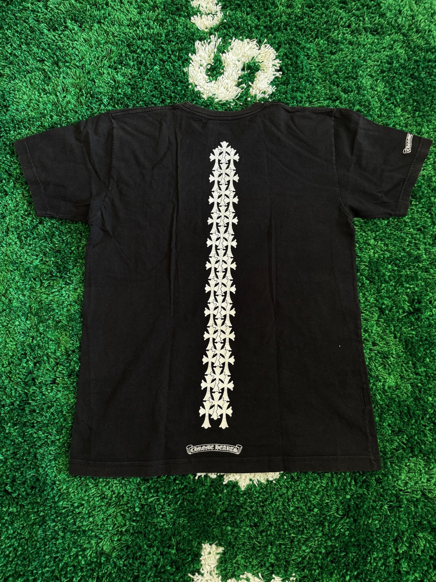 (USED) CHROME HEARTS CROSS TRACK SHIRT