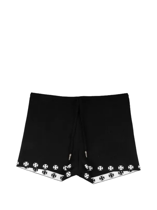 CHROME HEARTS WOMENS MINI SHORTS