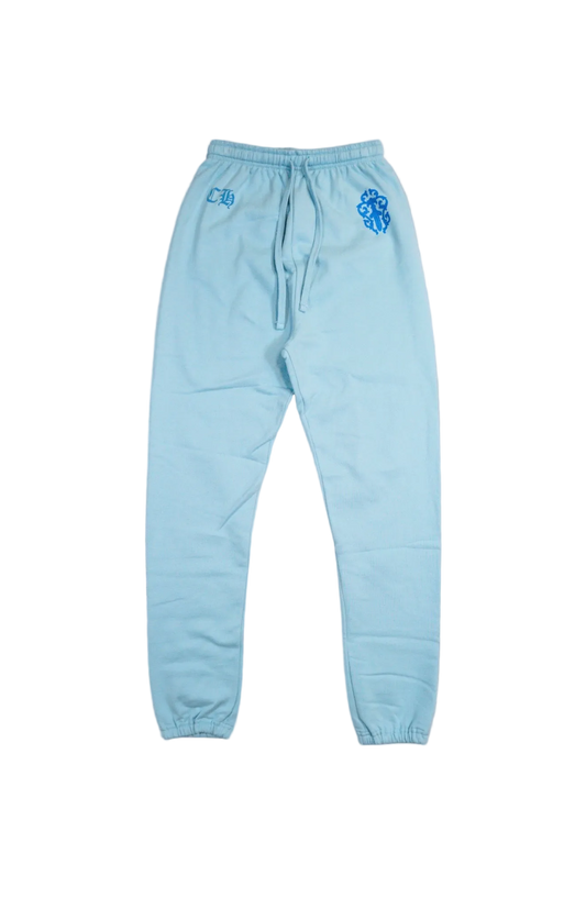 CHROME HEARTS BLUE VINE DAGGER SWEATPANTS