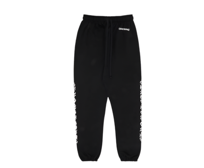 CHROME HEARTS SCROLL LOGO SWEATPANTS
