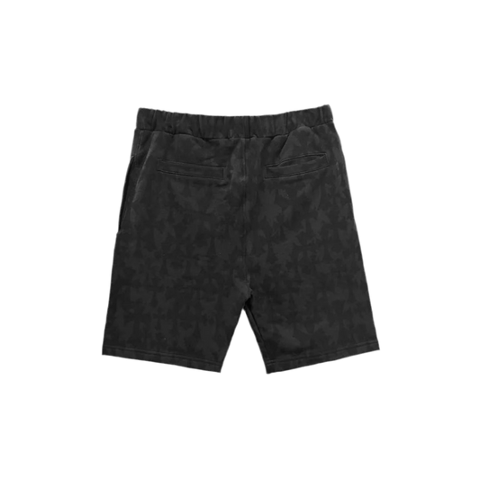 CHROME HEARTS TONAL MONOGRAM CEMETERY SHORTS