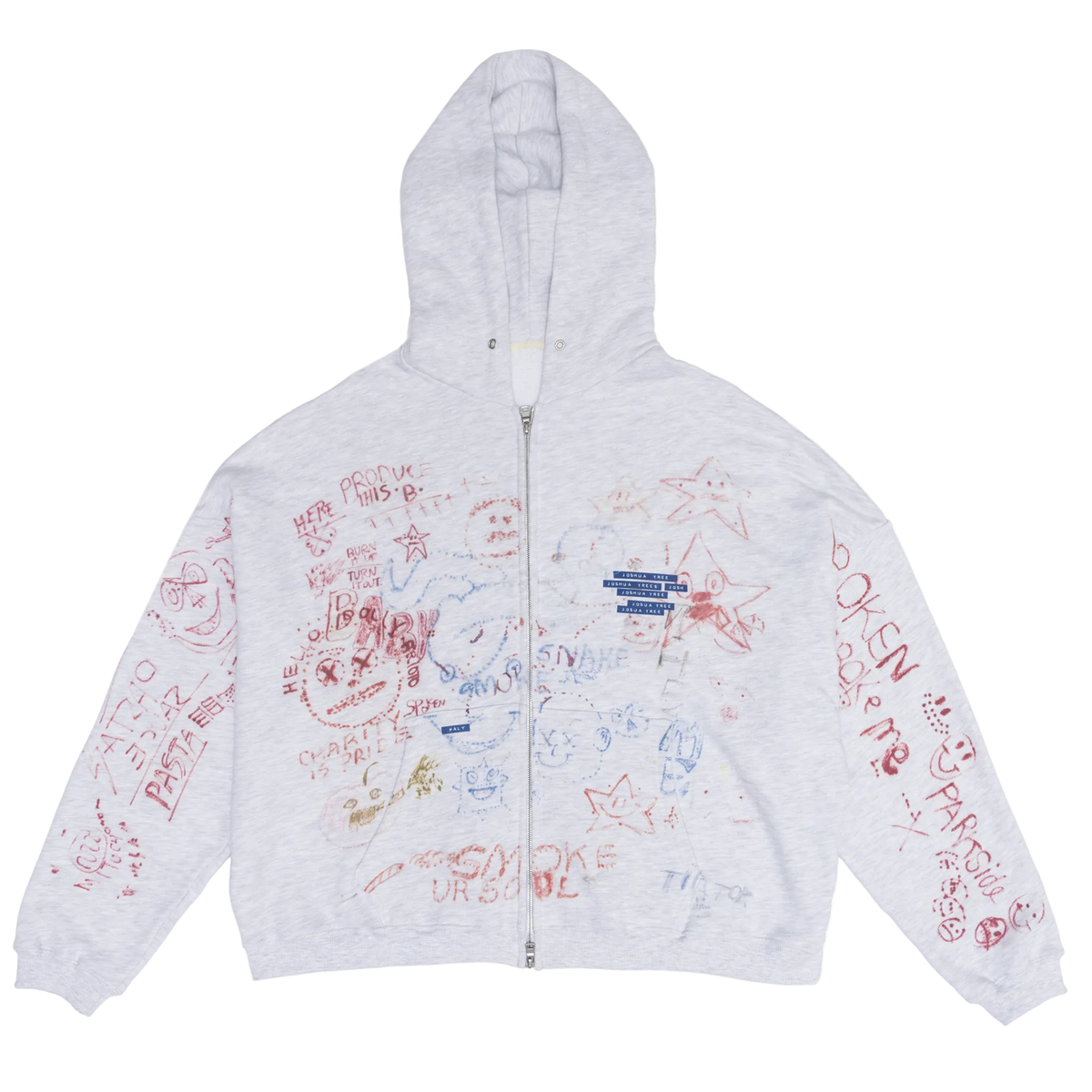 PALY HOLLYWOOD JOSHUA TREE DOUBLE HOOD ZIP UP HOODIE
