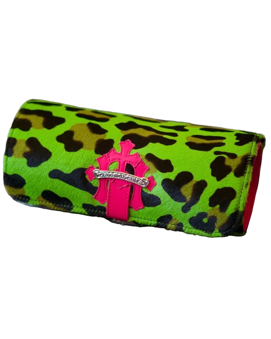 CHROME HEARTS WATCH ROLL CHEETAH / PINK