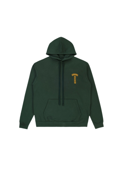 CHROME HEARTS SHOULDER LOGO HOODIE (GREEN/ORANGE)