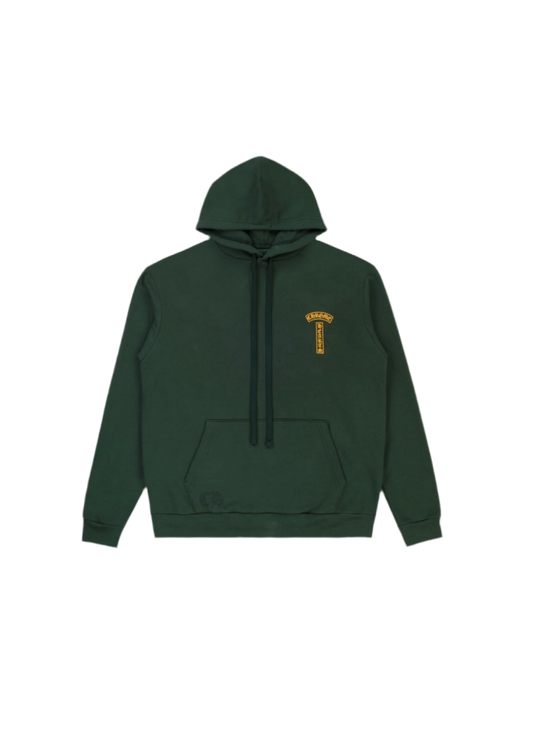 CHROME HEARTS SHOULDER LOGO HOODIE (GREEN/ORANGE)