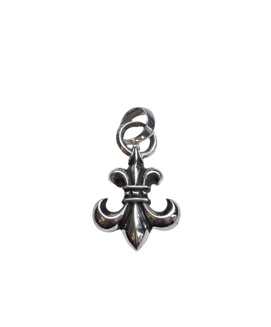 CHROME HEARTS LRG BS FLEUR PENDANT W/ BALE
