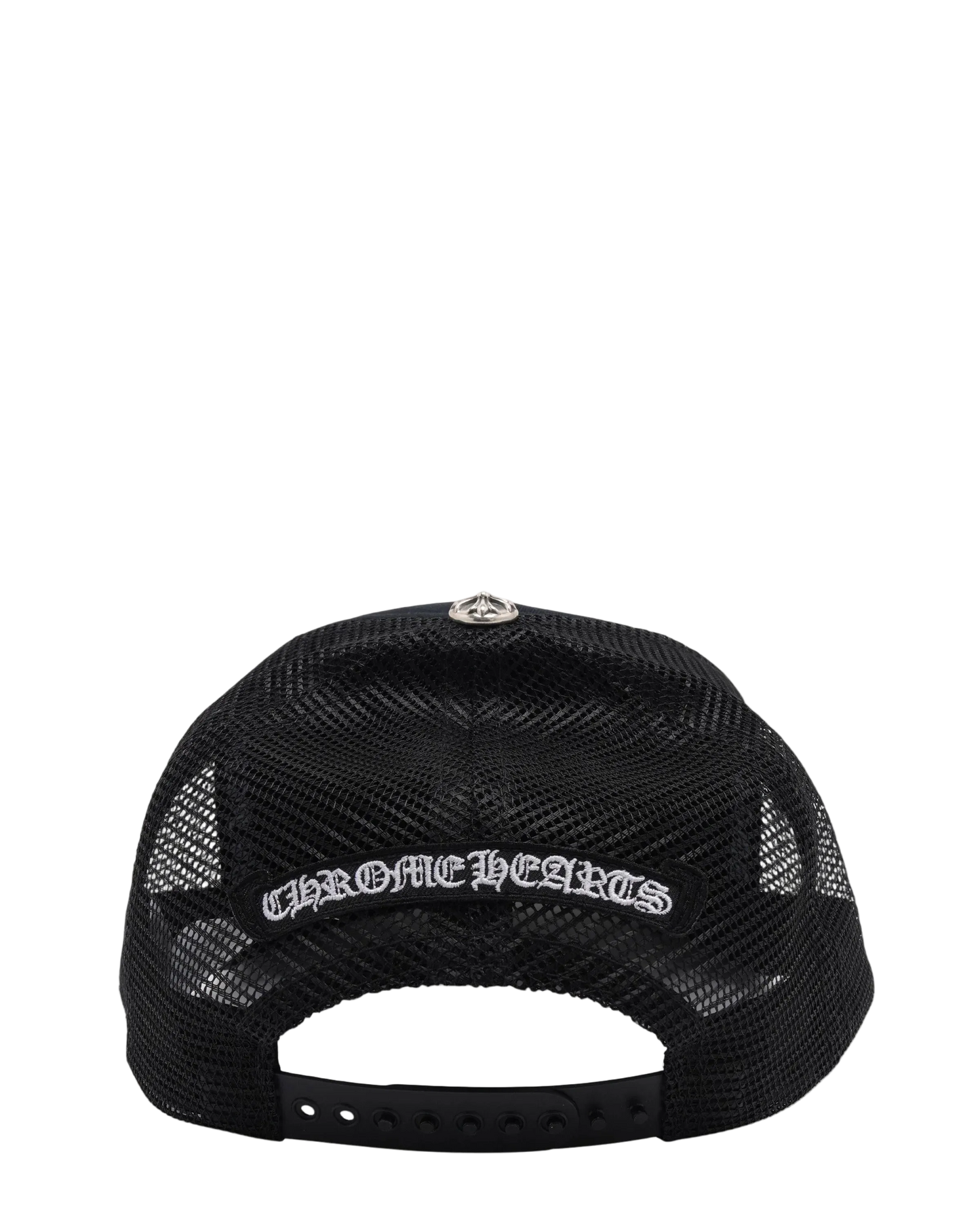 CHROME HEARTS CALF HAIR CROSS CEMETERY TRUCKER