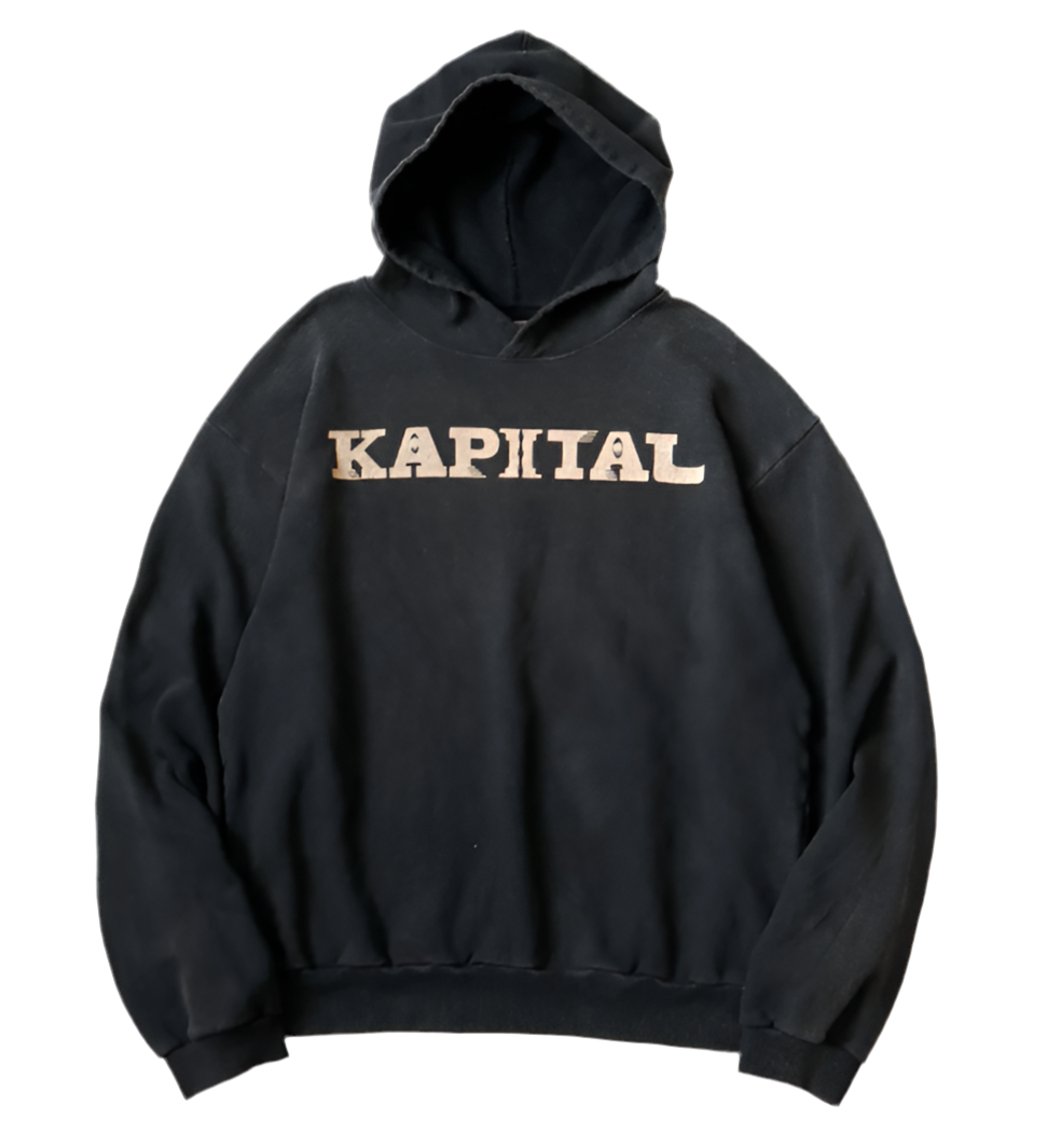 KAPITAL SPEAKEASY LOGO HOODIE