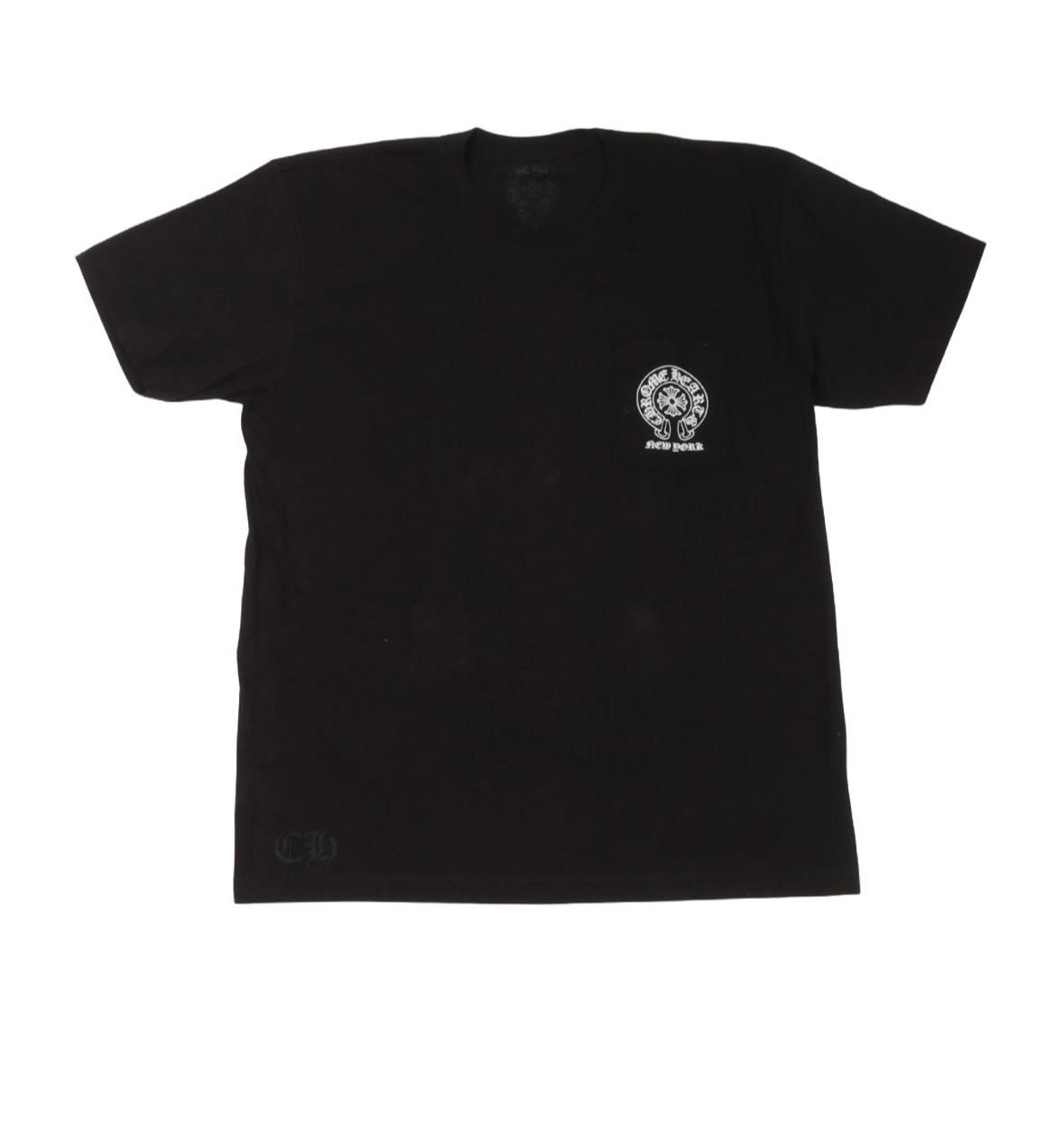 CHROME HEARTS NEW YORK EXCLUSIVE HORSESHOE LOGO T-SHIRT (BLACK)