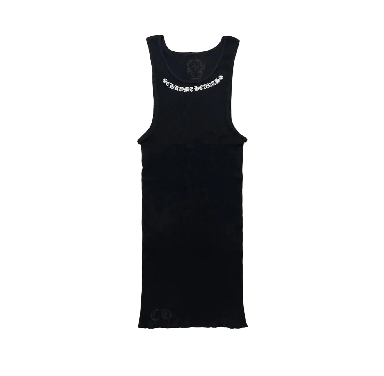 CHROME HEARTS NECK LOGO BANNER TANK TOP