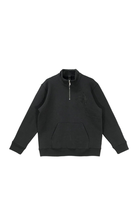 CHROME HEARTS PAPERJAM QUARTERZIP (BLACK)