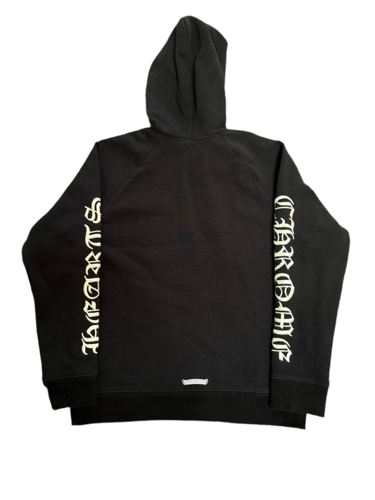 (U) CHROME HEARTS SLO RIDE EMBROIDERED HOODIE