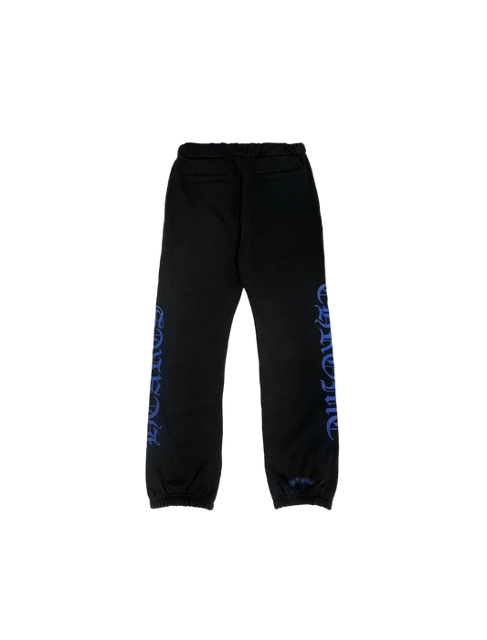CHROME HEARTS BLUE HORSESHOE LOGO SWEATPANTS